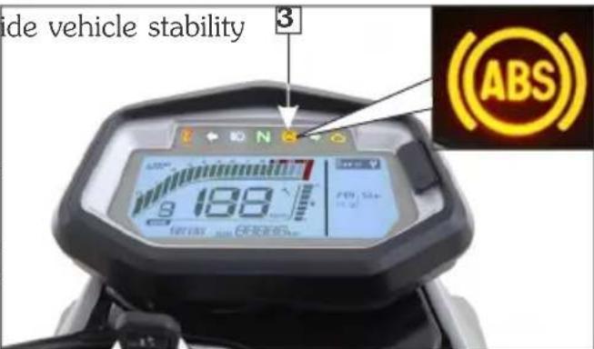 ide vehicle stability 3 ABS 189 km/h OFF: 500 +/-