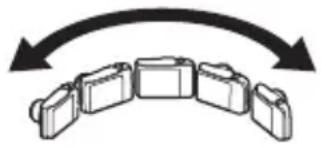 CASIO Exilim EX-ZR1750 - Press the shutter button the rest of the way down and a slide cursor will appear on the monitor screen. Slowly move the camera in the direction indicated by the arrow on the screen until the slide cursor reaches the other end of its movement range (i.e. all the way to the right when moving the camera to the right). - 1