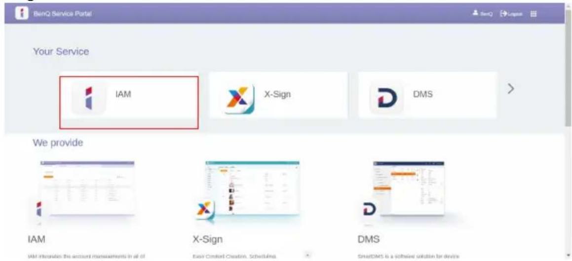 BenQ Service Portal Your Service IAM X-Sign DMS We provide IAM X-Sign DMS IAM integrates the account manuscripts in all of Easy Comfort Creation, Schedules SmartDMS is a software solution for device