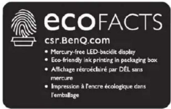 BENQ RM6502S - BenQ ecoFACTS - 1
