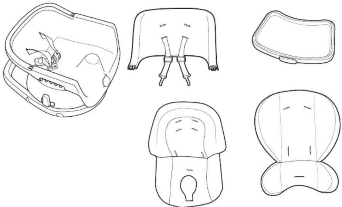 GRACO Swivi Seat - - Lista de las piezas - 1