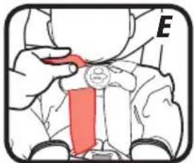 GRACO Sequel 65 - Cannot Pinch Harness Straps at the Shoulder (E) - 5