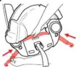 GRACO Sequel 65 - For Ease of Moving the LATCH Strap - 1