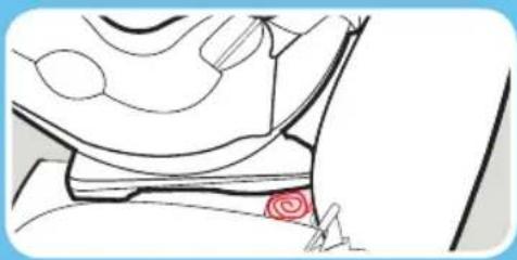 GRACO Sequel 65 - Tighten the Vehicle Seat Belt - 5