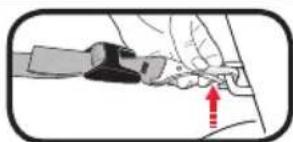 GRACO Sequel 65 - 8-A Cómo sacar el LATCH y la sujeción superior - 2