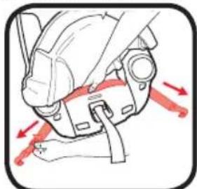 GRACO Sequel 65 - Feed the LATCH Connector with the Adjuster Closest to it Through the Chosen Belt Path - 2