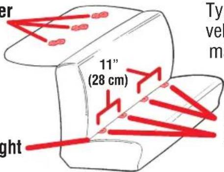 er 11" (28 cm) light Ty vel m