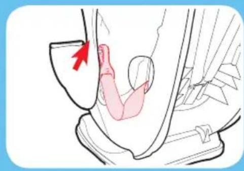 GRACO Sequel 65 - Remove LATCH Strap from Storage Location - 2