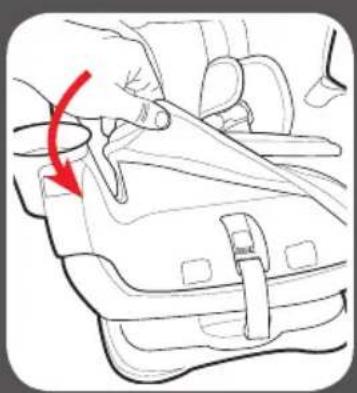 GRACO Sequel 65 - Feed the LATCH Connector with the Adjuster Closest to it Through the Chosen Belt Path - 6