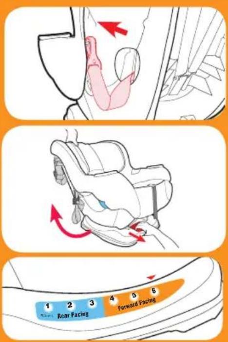 GRACO Sequel 65 - 4-C Install Forward-Facing with Vehicle Seat Belt - 1