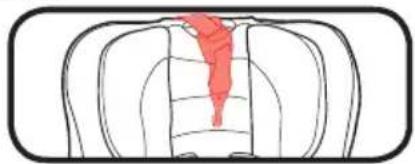 GRACO Sequel 65 - 4-B Instalar orientado hacia adelante con las correas del LATCH - 2