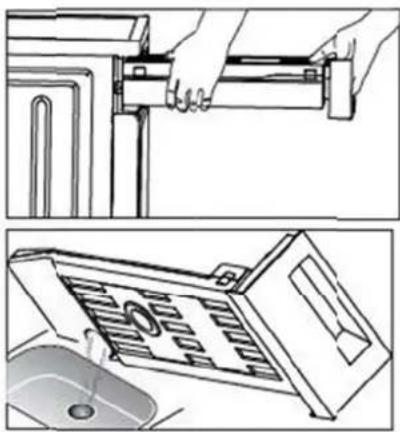 TEKA TKS 850 C - Vaciar el cajón de agua - 1