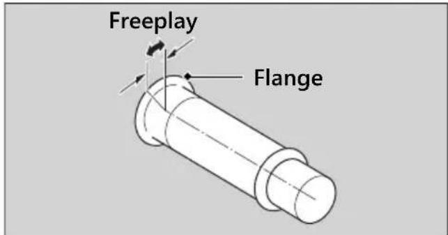 Freeplay Flange