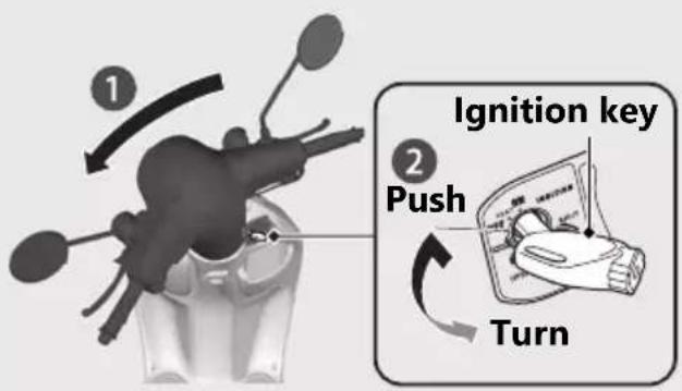 Ignition key Push Turn