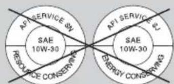 API SERVICE 6% SAE 10W-30 RESOURCE CONSERVING API SERVICE 2% SAE 10W-30 ENERGY CONSERVING