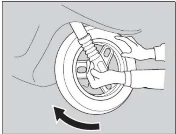Honda Metropolitan NCH50 (2015) - Brakes ▶ Adjusting Brake Lever Freeplay - 3