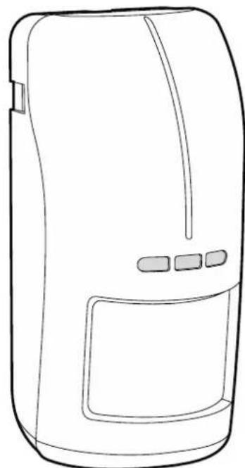 Line drawing of a rectangular electronic device with buttons and a lid (no text or symbols)