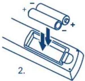 Diagram showing battery charging process with positive and negative charges, labeled with number 2.