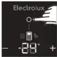 ELECTROLUX ETB2802H - 如何選擇隔室來設定溫度 - 1
