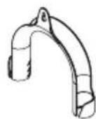 ELECTROLUX EWF1042Q7WB - Plastic Hose Guide - 1