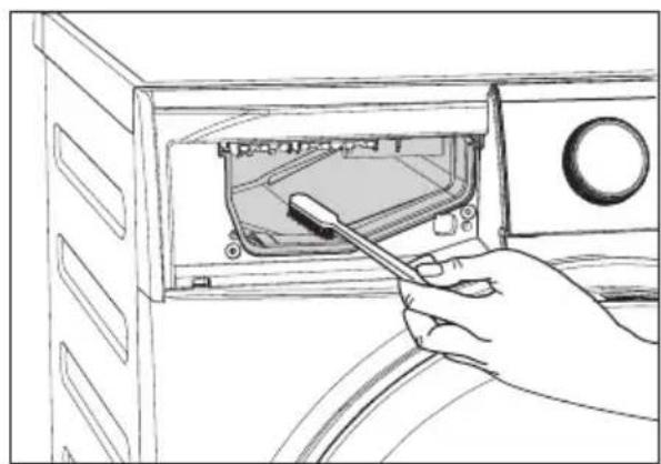 ELECTROLUX EWF1042Q7WB - Cleaning The Drawer Recess - 1