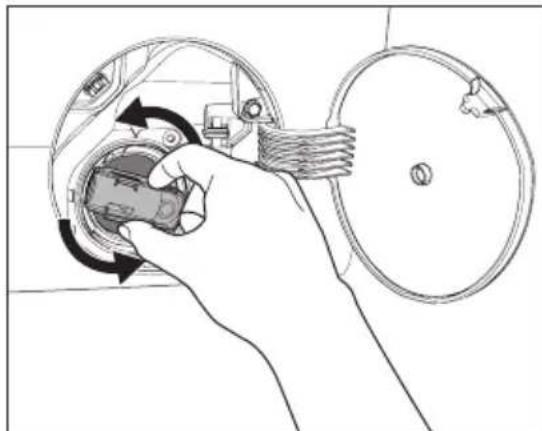 ELECTROLUX EWF1042Q7WB - การที่ความสะอาดปัมระบายน้ํา: - 4