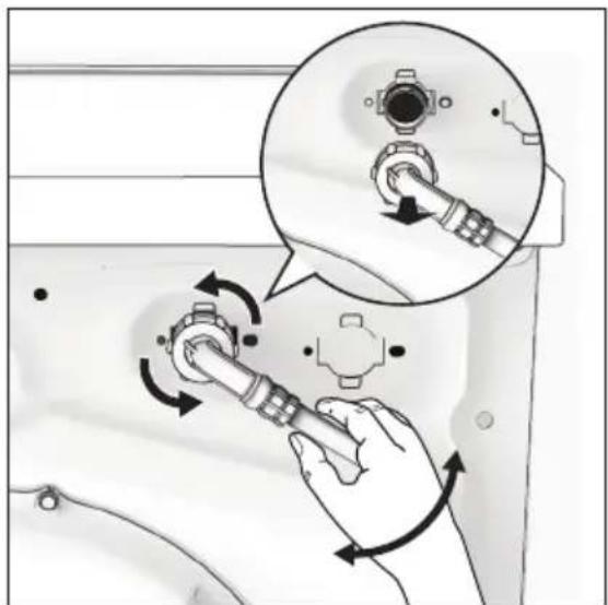 ELECTROLUX EWF1042Q7WB - การทําความสะอาดตัวกรอง ท่อนปําเข้า - 2