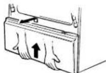 RCA LGB116BPAWH - Removable Kick Panel (on some models) - 1