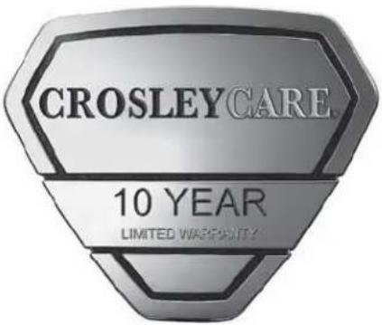 CROSLEY CARE. 10 YEAR LIMITED WARRANTY