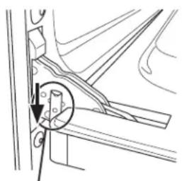 Crosley XBS360DMWW - To Replace the Door: - 4