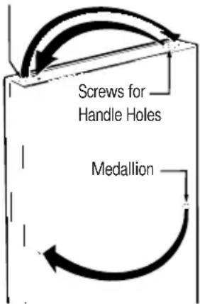 Screws for Handle Holes Medallion