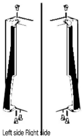 RCA MTX21GABWW - Transfer Freezer Door Handle - 1
