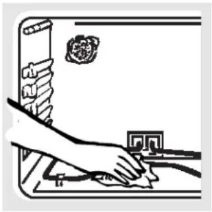 RCA LEB356WYWW - Using the self-cleaning oven. - 1