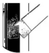 RCA MTX18GABAA - Transfer Fresh Food Door Handle - 1