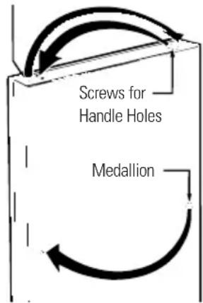 Screws for Handle Holes Medallion