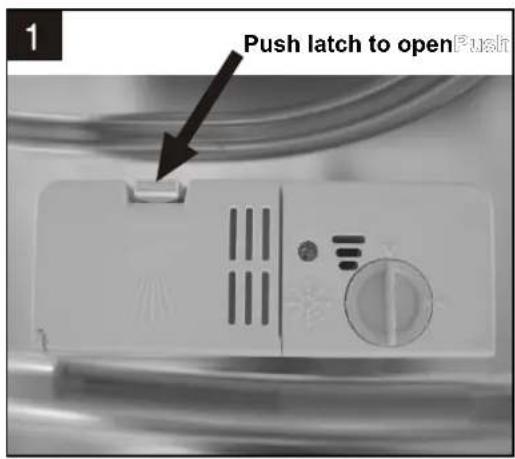 Push latch to openPush