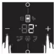 ELECTROLUX ETB3400H-A - Adjusting the middle temperature - 1