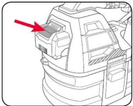 Ozito PXCWSS-018 - Removing a Battery from the Sprayer - 1