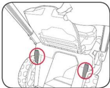 Ozito PXLMTK-4182 - Fitting and Removing the Grass Catcher - 2