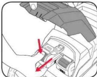 Ozito PXLMTK-4182 - Removing the Batteries from the Mower - 1