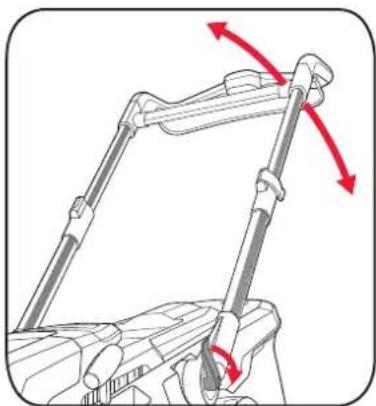 Ozito PXLMTK-4182 - Adjusting the Telescopic Handle - 2