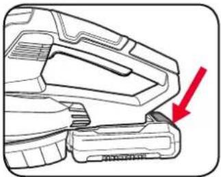 Ozito PXBGTK-258 - Removing a Battery from the Blower - 1