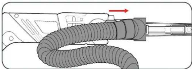 Ozito FSR-3000 - Fitting the Dust Extraction Adaptor - 3