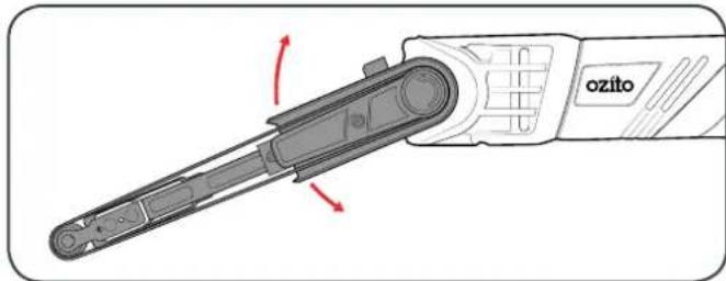Ozito FSR-3000 - Adjusting the File Arm Angle - 2