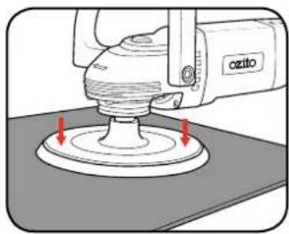 Ozito SPR-7100 - USING THE SANDER POLISHER - 5