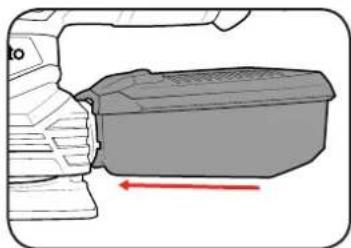 Ozito MSK-001 - InstallingHook and Loop Paper Fitment - 2