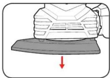 Ozito MSK-001 - Removing Sanding Bases - 2