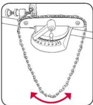 Ozito PXCCSSS-018 - Adjusting the angle of cut - 3