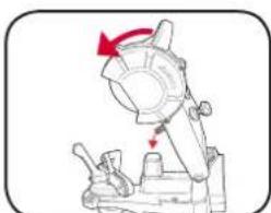 Ozito PXCCSSS-018 - Adjusting the depth of cut - 4