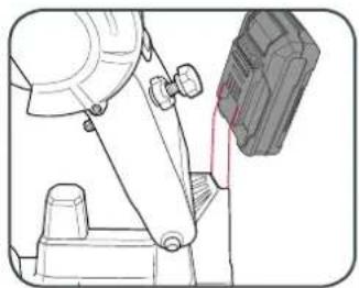 Ozito PXCCSSS-018 - Installing a Battery into the Sharpener - 1